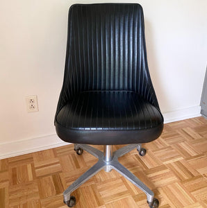 Black Mid Century Office Chair